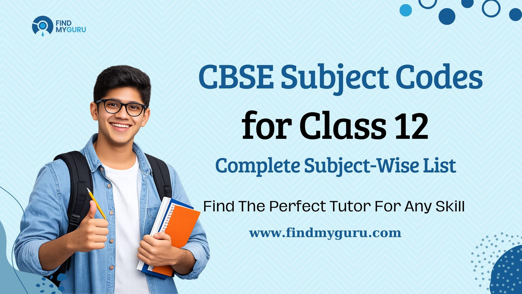 CBSE Subject Codes for Class 12