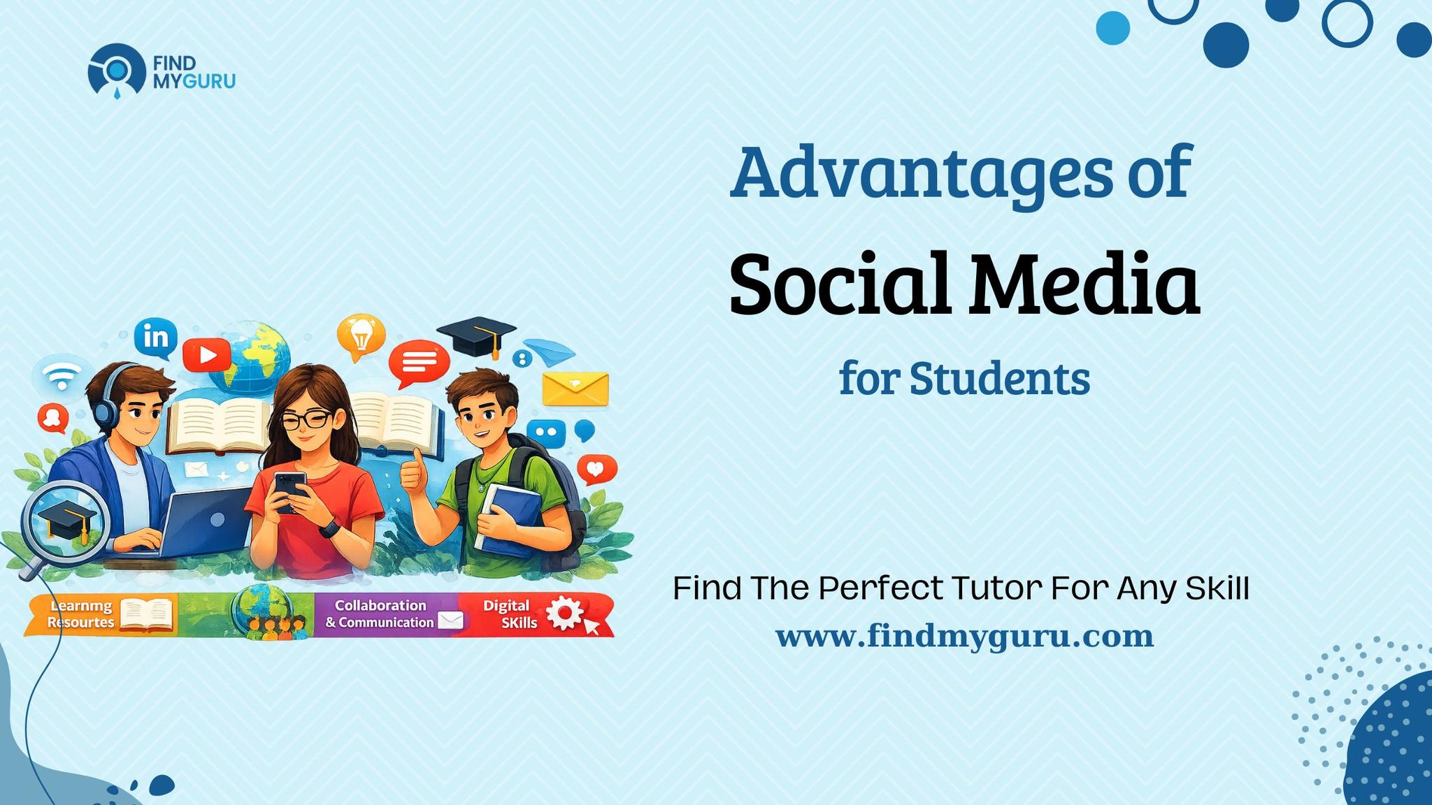 advantages of social media for students