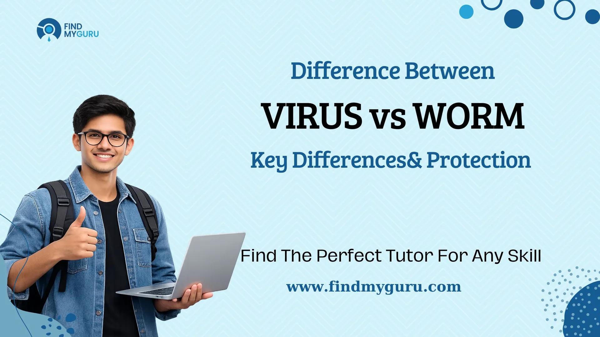 Difference Between Virus and Worm