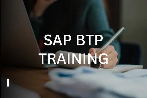 SAP BTP Training from Basics to Advanced