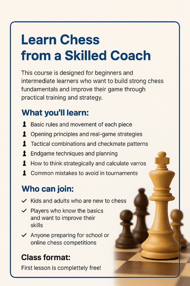 Chess Coach – Complete Chess Training by Aradhya