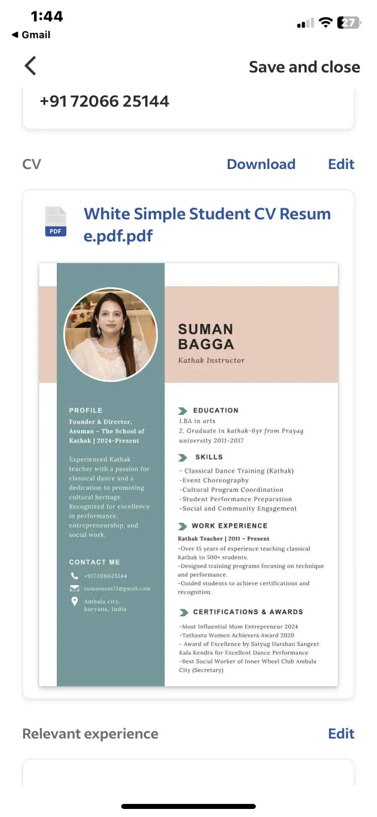 Best Kathak Dance Training with Suman Bagga