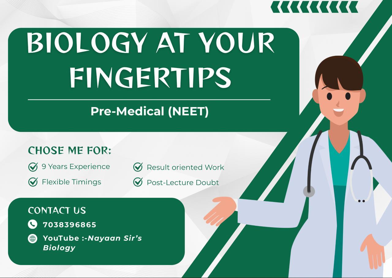 Biology at Your Fingertips – NEET & NCERT Online Masterclass by Nayan Shende