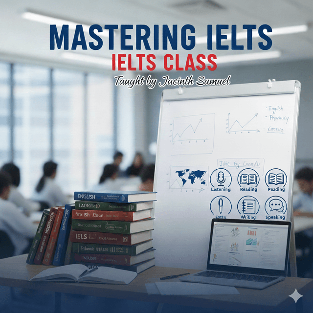 IELTS Academic & General Training Course – Online Exam-Focused Coaching  by Jacinth Samuel