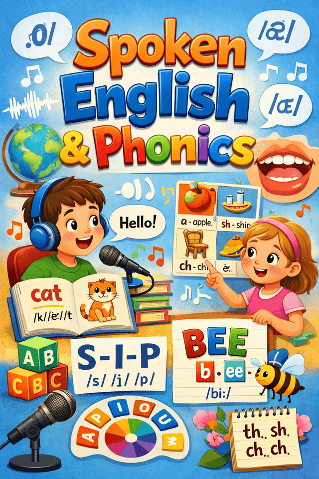 Spoken English with Synthetic Phonics for Clear Pronunciation by Riyasan begum
