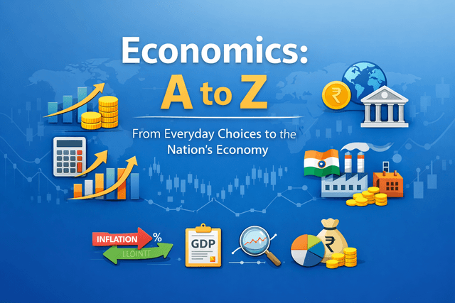 Economics A to Z for Class 11 & 12 (CBSE Micro & Macro) by JANVI JAIN