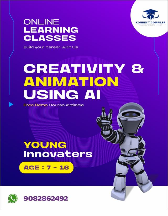 Ai Creativity and animation Classes by Khan Tasneem