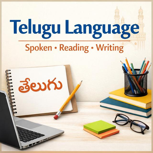 Telugu Language Course – Spoken, Reading & Writing by Shaik Afnan Imam