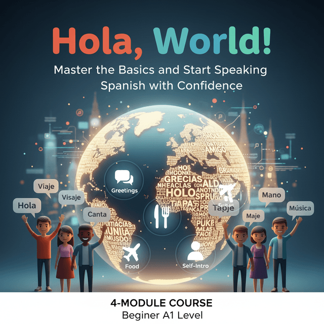 Beginner Spanish for Everyday Communication – Weekend Online Live Classes by Lakshay Satija