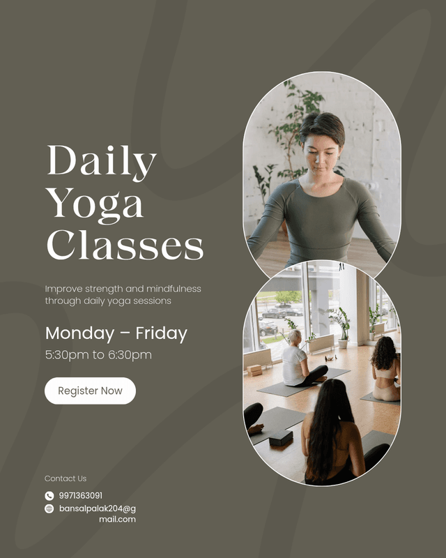 Online Hatha Yoga Sessions for Beginners & Mindful Wellness by Palak Bansal