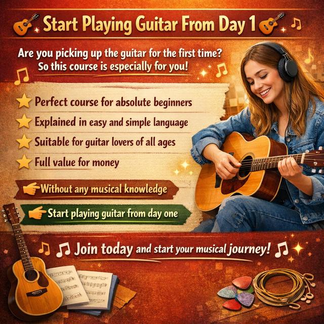 Guitar Course (Acoustic & Electric) by Nilay Mehta