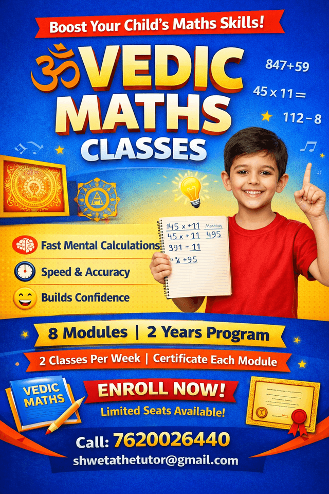 Vedic Mathematics Course by Shweta Bhoyar