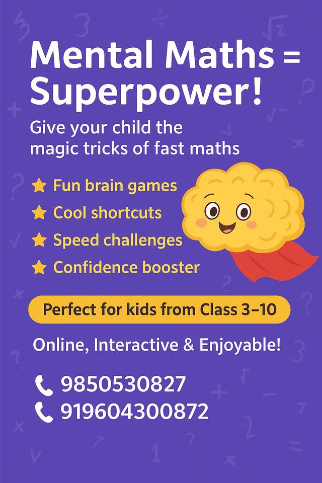 Mental Maths Course by Sanjay Gurunath Velankar