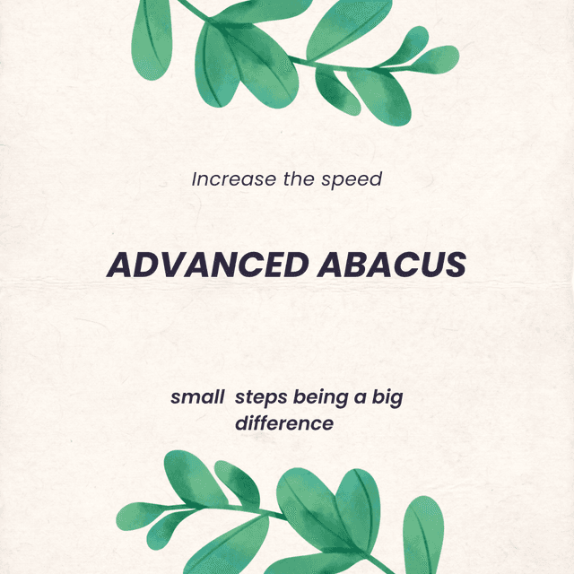 Advanced abacus Program by Joycy Renuka