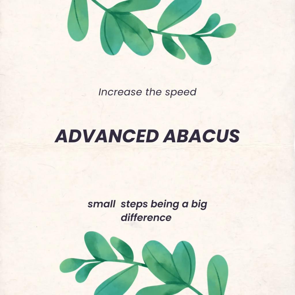 Advanced abacus Program by Joycy Renuka