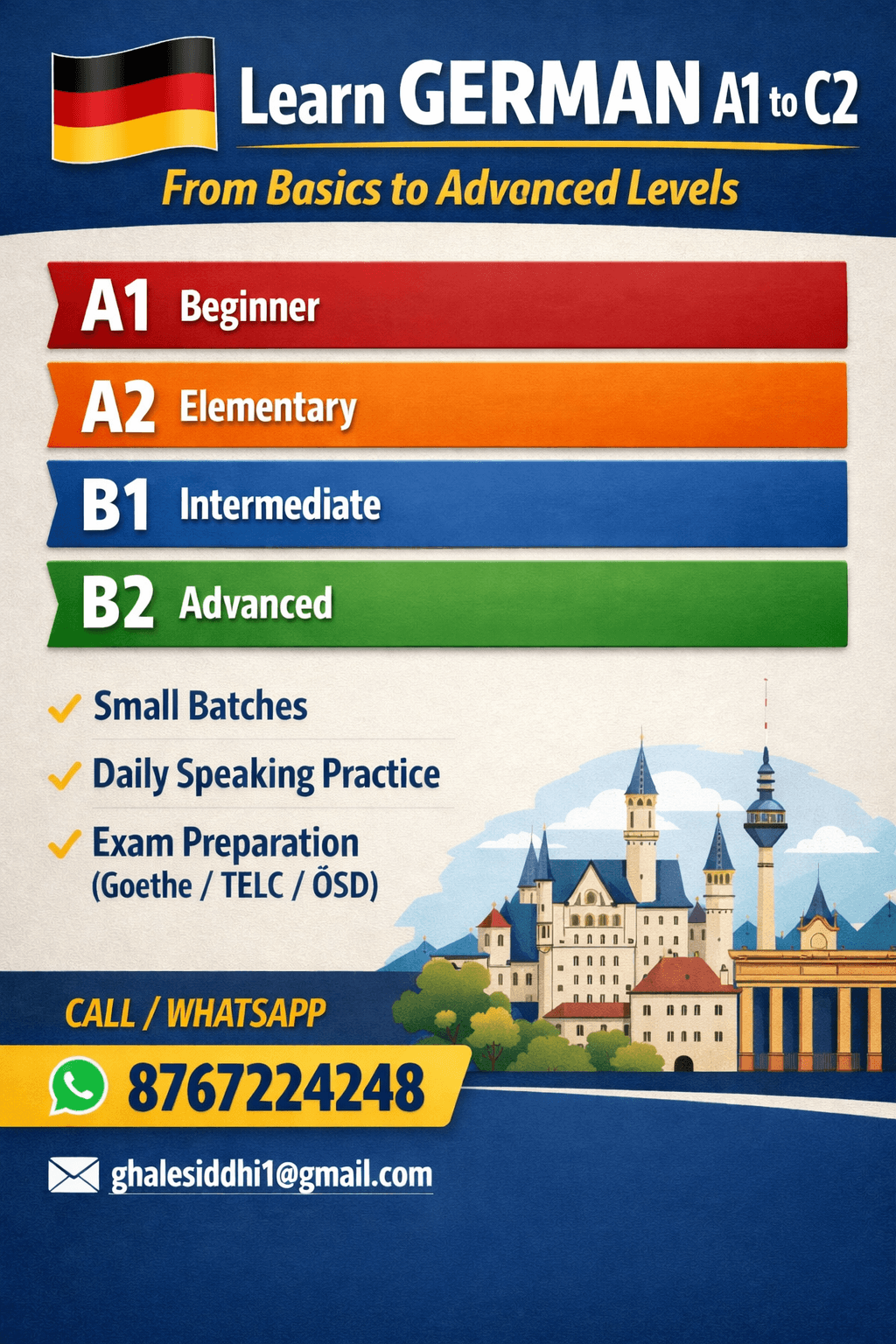 German Language Course (A1 to C2) by Siddhi Ghale