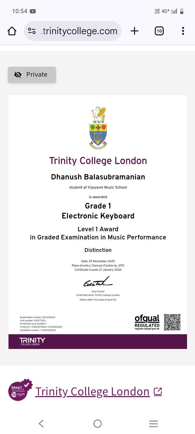 London trinity grade exam lessons teacher by Vijayavel