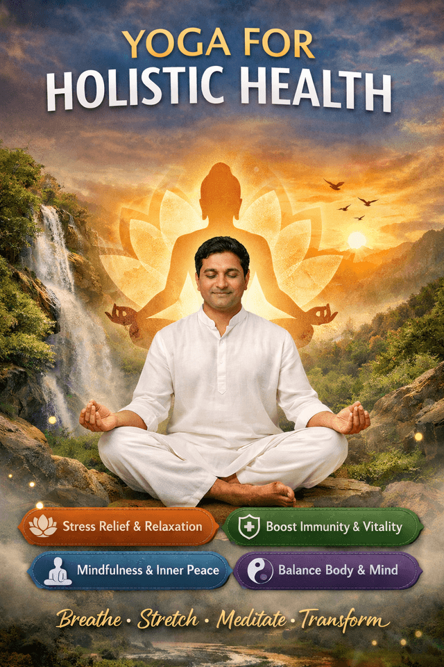 Holistic Health Yoga & Meditation Program by Rakesh Bhramar