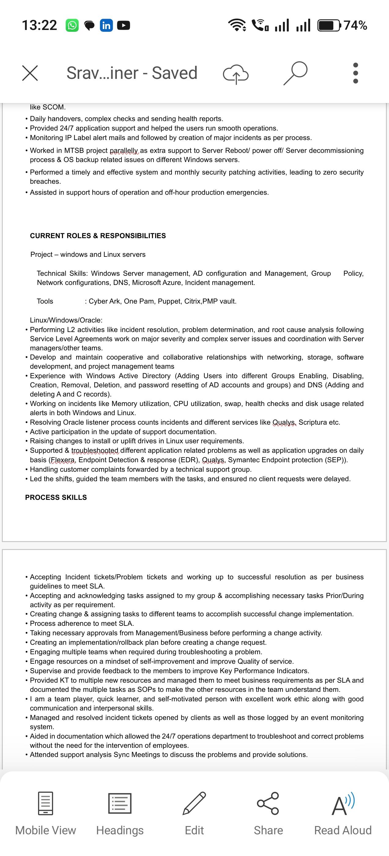 CyberArk Training by Sravani Duba