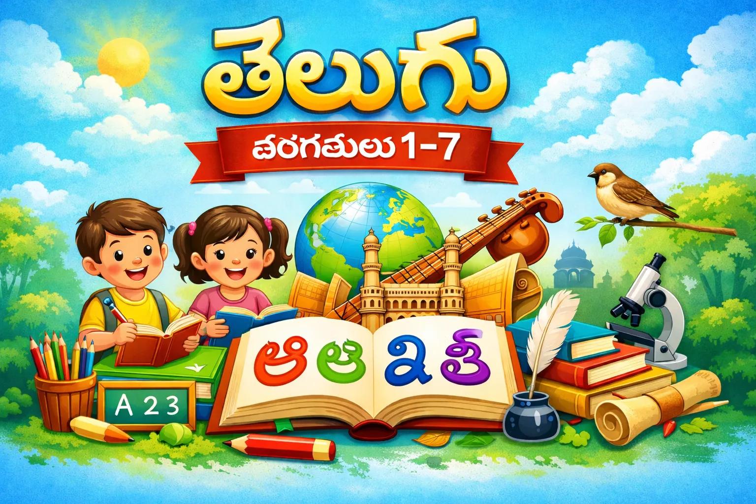 Telugu Language Teaching (Classes 1–7) by RamaGowthami Alluri