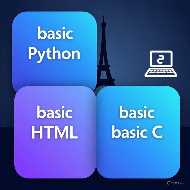 C, Python & HTML Basics for Beginners Programming Foundations by Ridhi