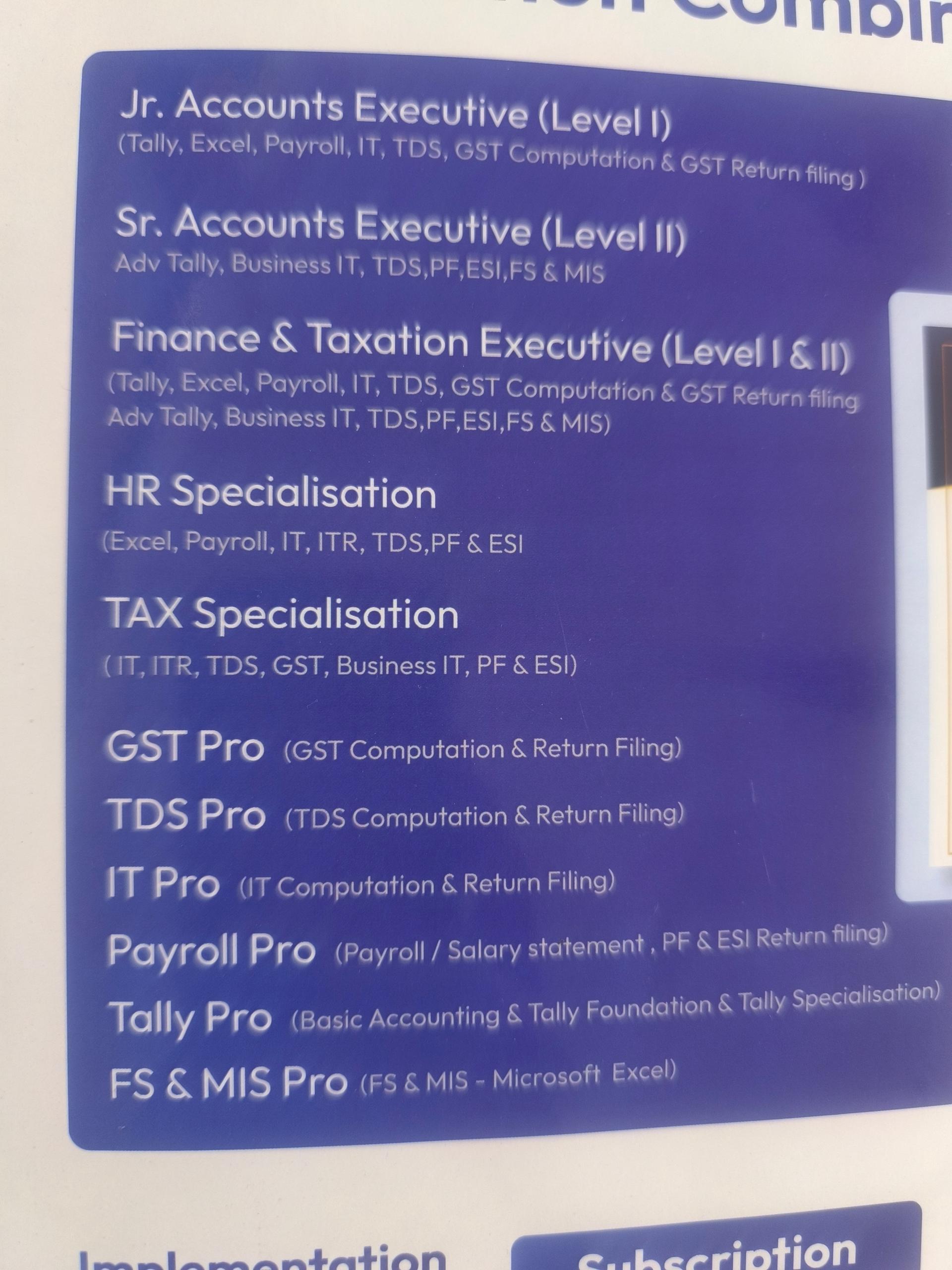 Account executive level 1 Course by sonali pandey