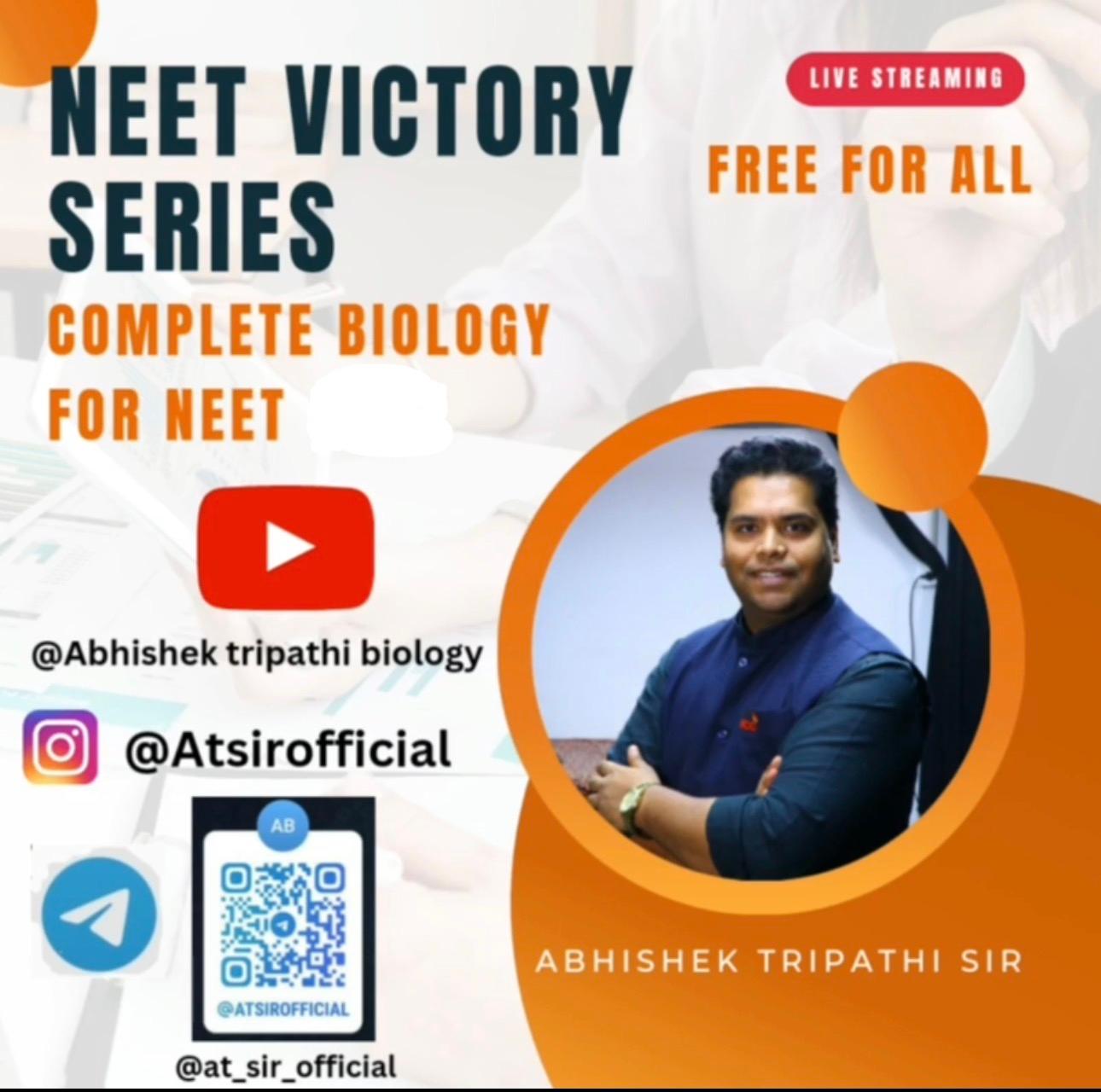 NEET ZOOLOGY AND BOTANY 1yr/2yr course by Abhishek Tripathi