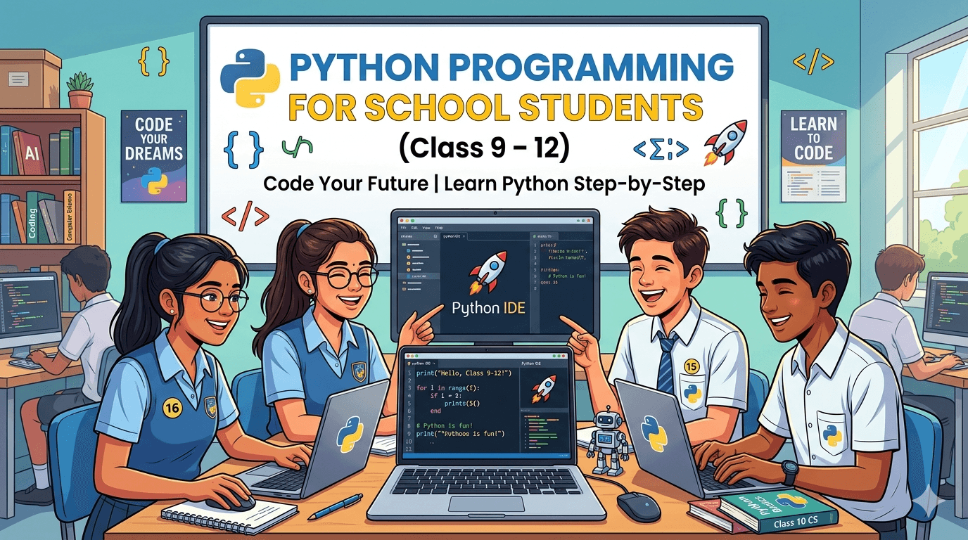 Python Programming for School Student (Class 9–12) by Anshu Kumar