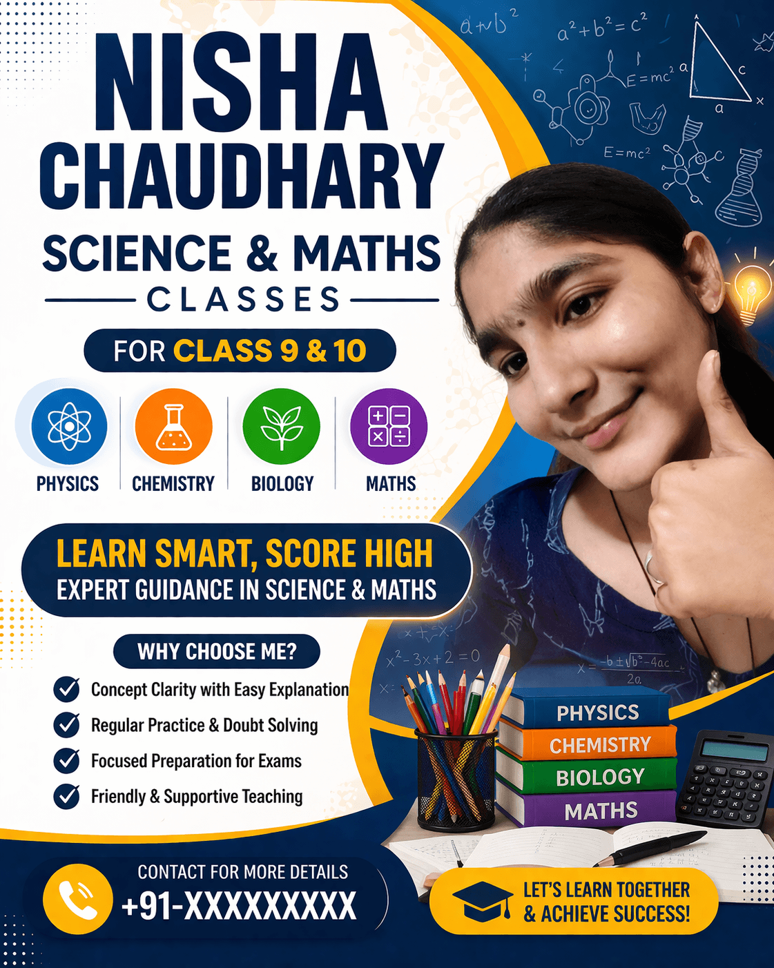 Science and maths for class 9-10