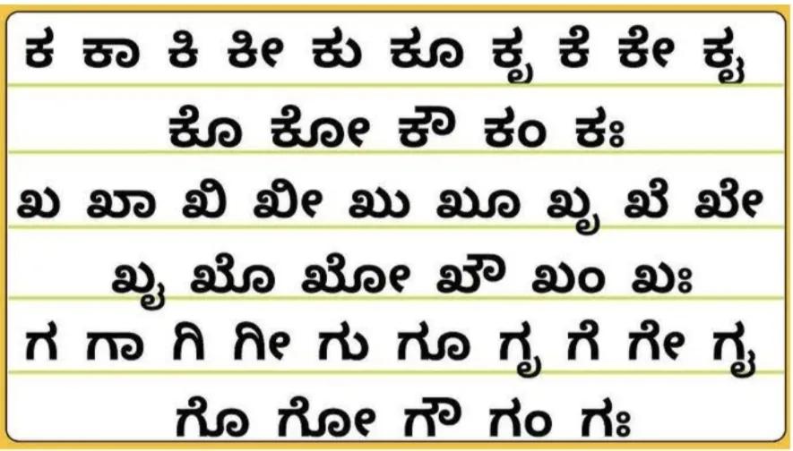 Kannada kagunita