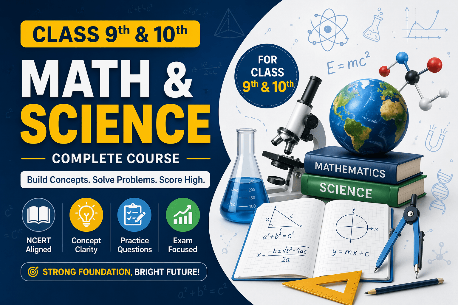 Class 9th &10th  for advance MATHS