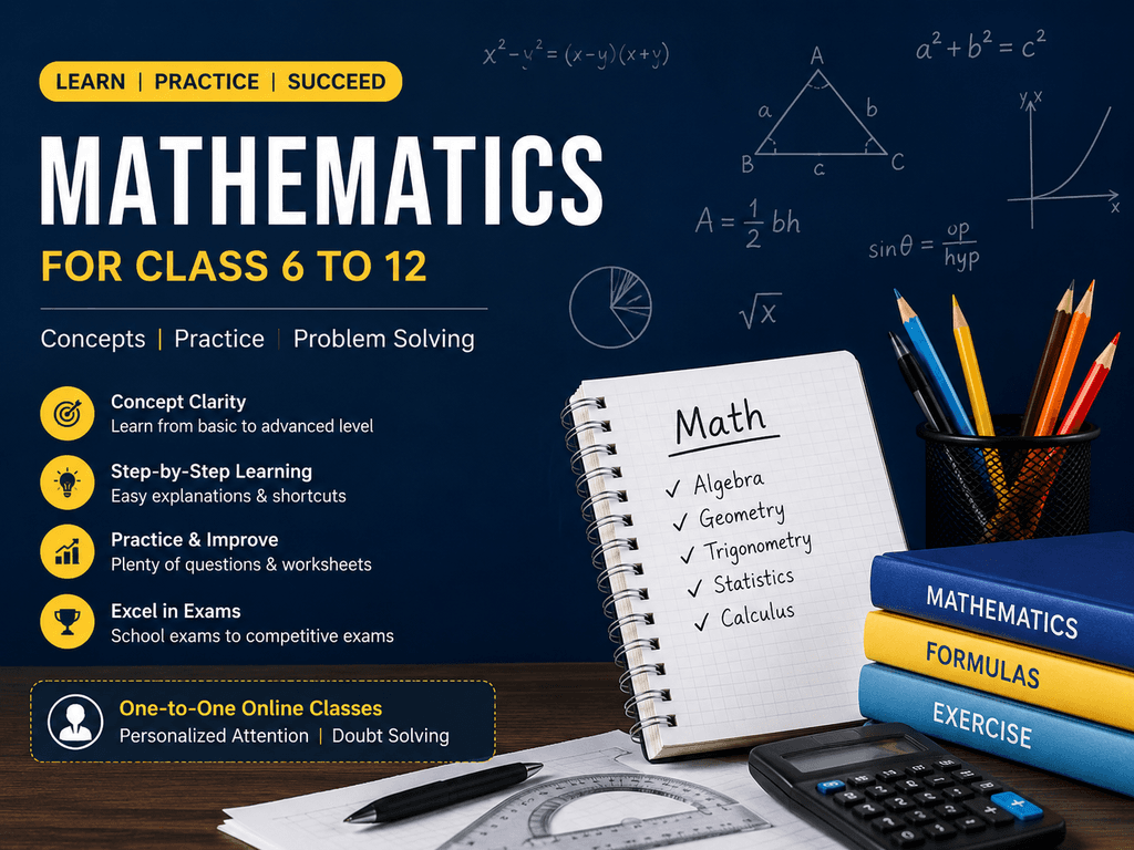 Mathematics Tuition for Class 6–12 Students