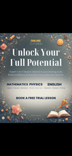 Mathematics, Physics, English