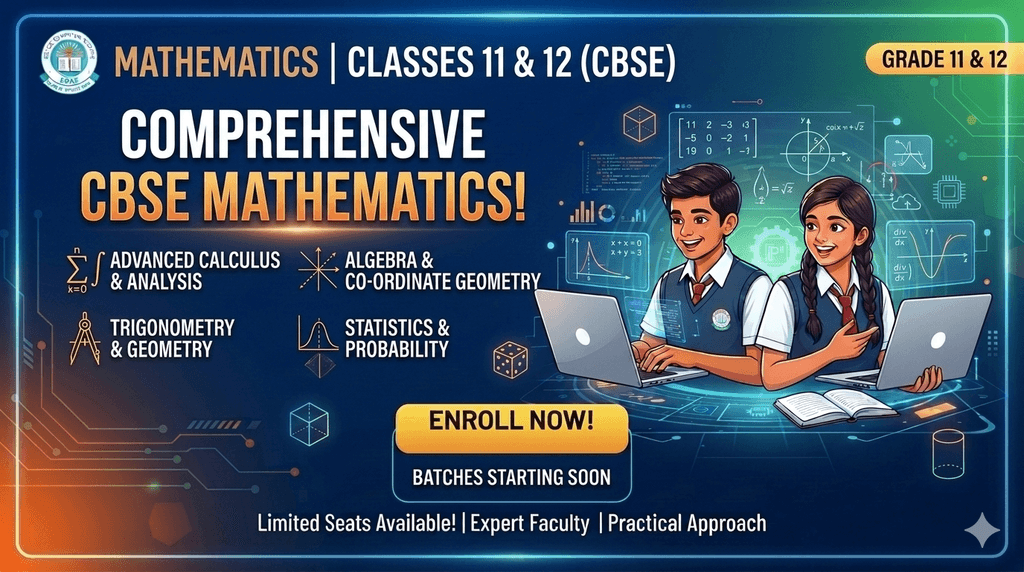 Mathematics Class 11 and 12 Cbse