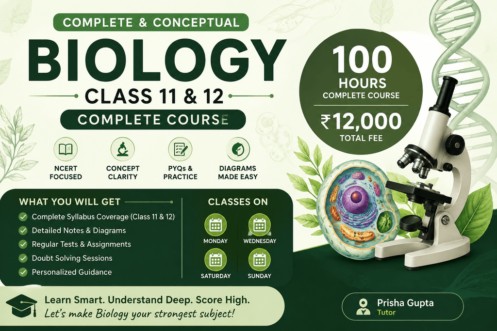 Class 11 & 12 Biology - Complete Course