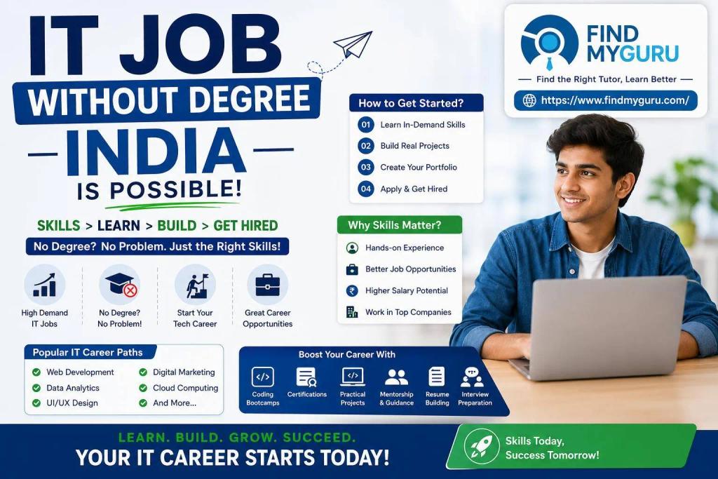 How to get an IT job without a degree in India