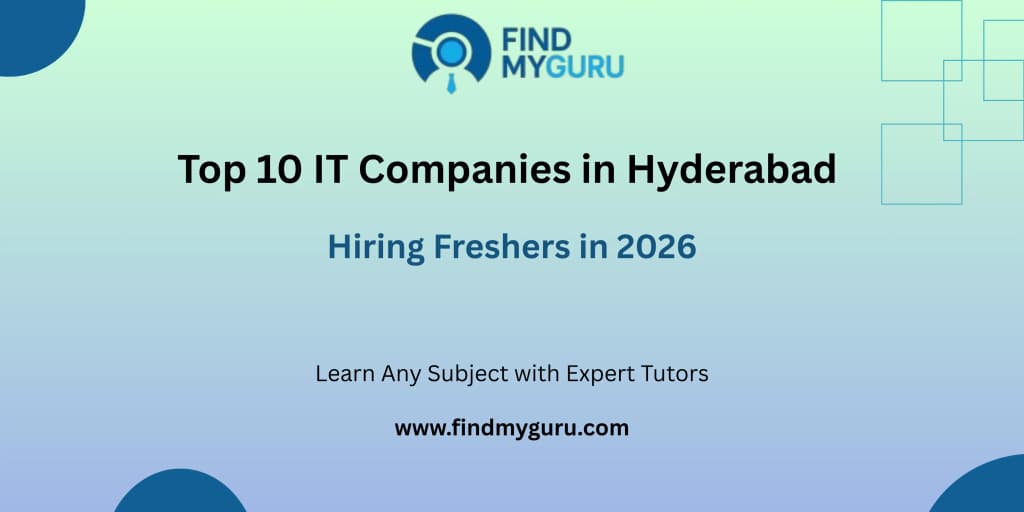 Leading IT Companies Hiring Freshers in Hyderabad