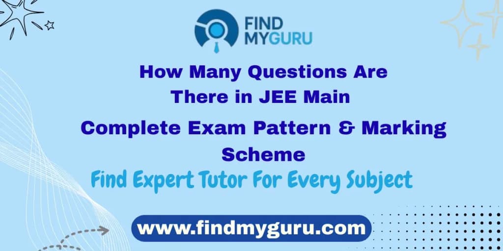 JEE Main Exam Pattern: Total Questions, Marking & Section Split