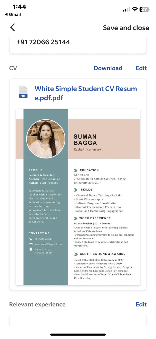 Best Kathak Dance Training with Suman Bagga