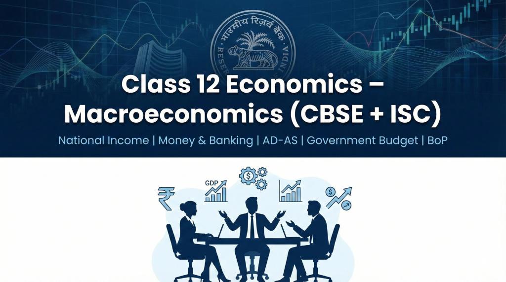 Class 12 Economics – Complete Macroeconomics Cours