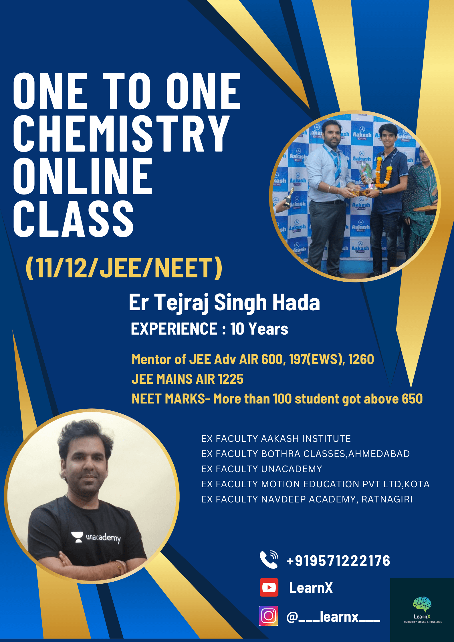 Chemistry 10/11/12/NEET/JEE Mains/JEE Advance - Tejraj Hada