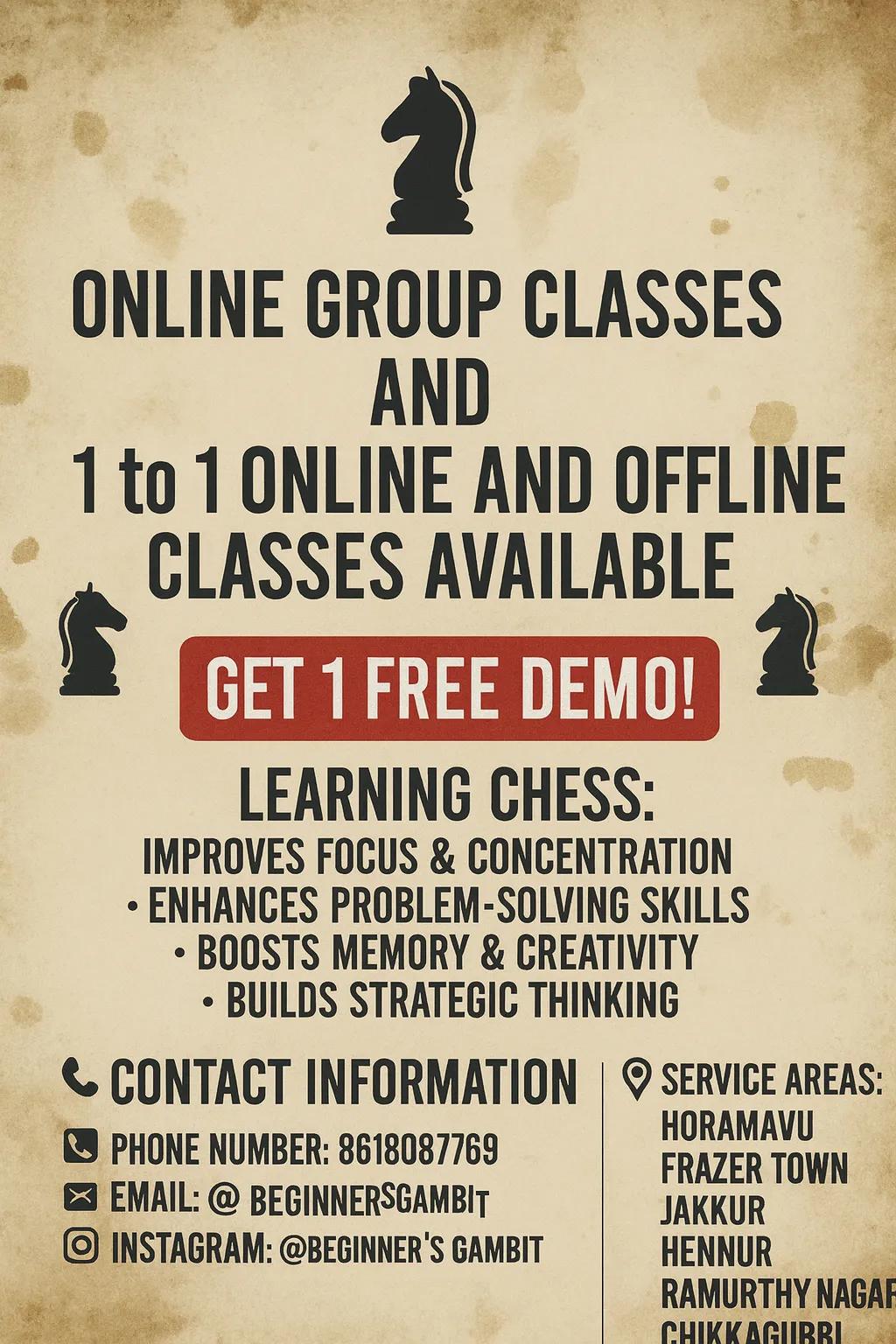 Chess Basic to intermediate - Thashwini BB
