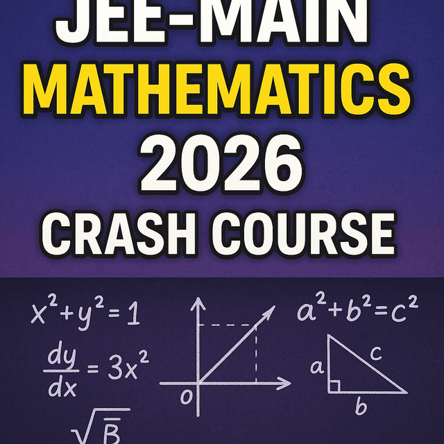 JEE Main 2026 Mathematics Crash Course – Online Live Classes by Vishan Kumar