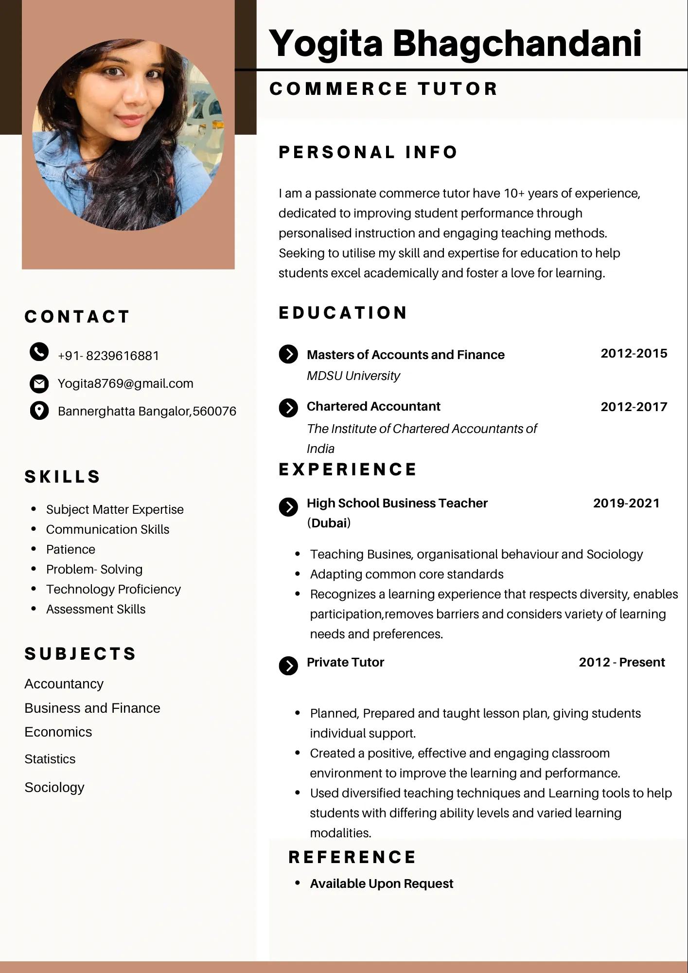 Online Commerce Coaching for Class 11–12, CA Foundation & A/AS Level by Yogita Bhagchandani