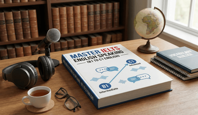 Master IELTS English Speaking (B1–C1) – 70-Hour Advanced Fluency Program by Vaghela Parthavsinh R.