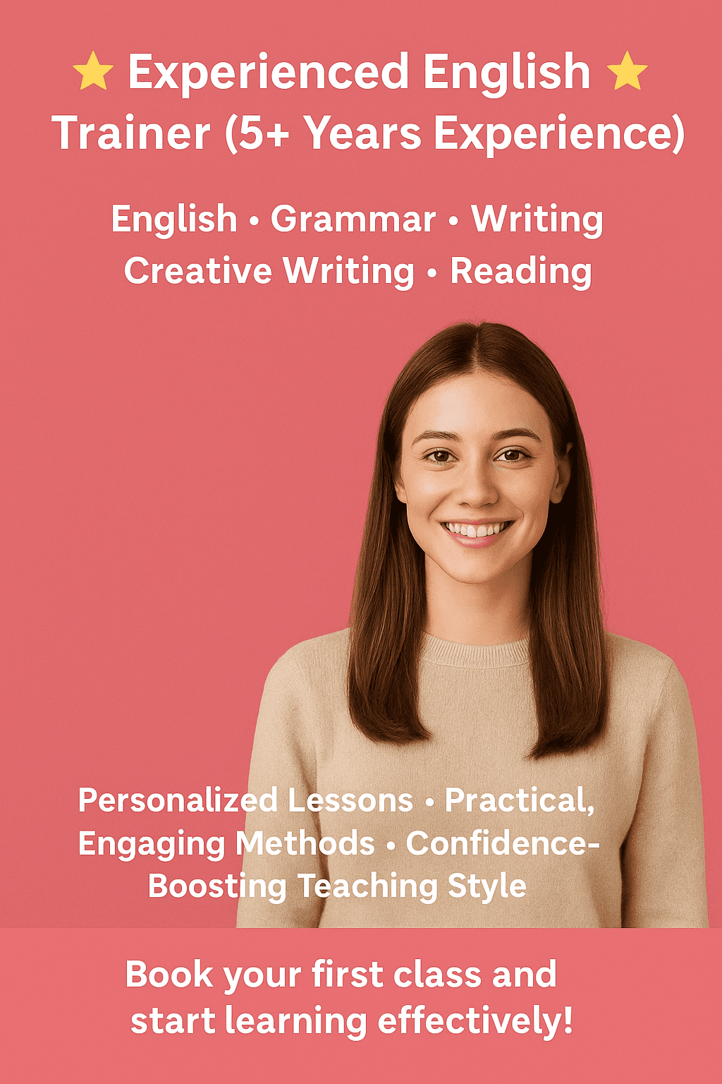 Online Spoken English & Communication Skills Course – Live Classes by Deepika