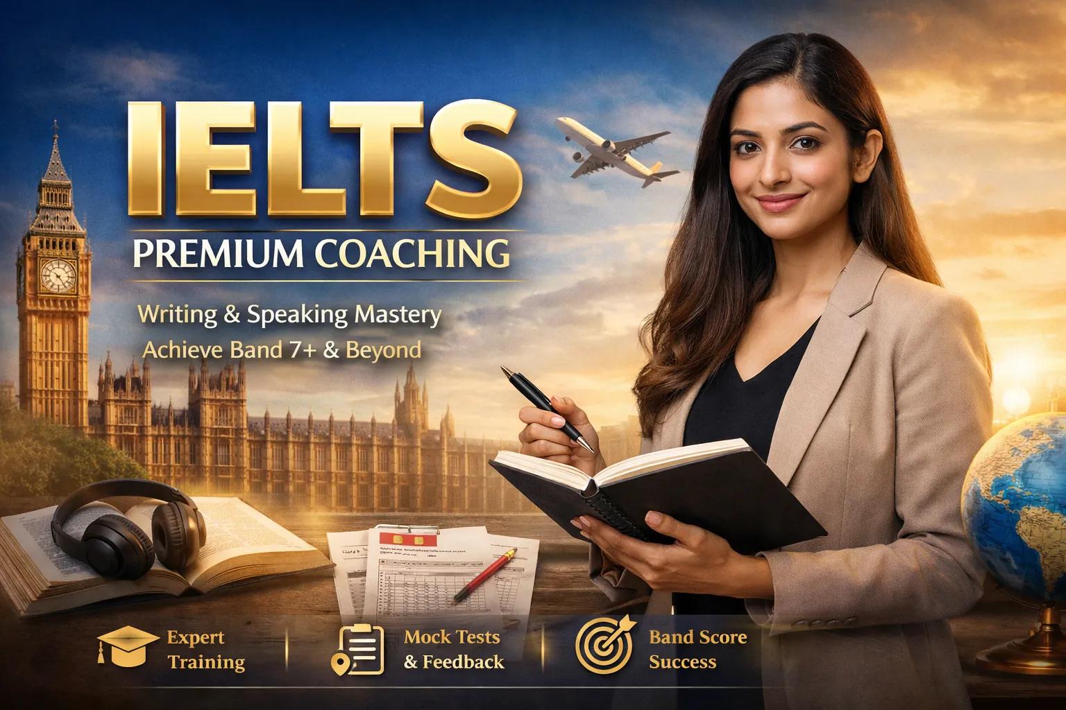 Premium IELTS Academic & General Coaching with Writing & Speaking Focus by Aisha Hameed