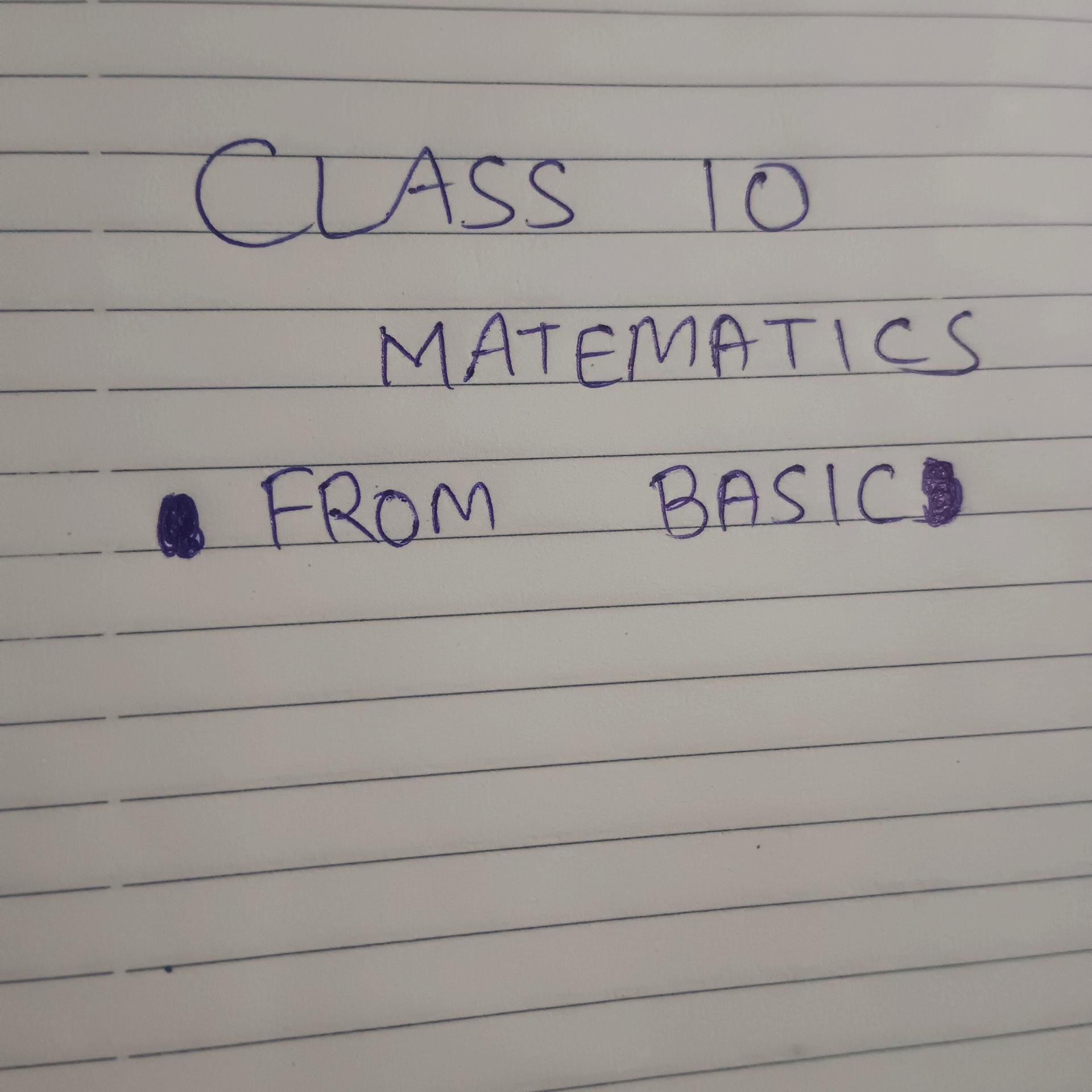 CBSE Class 10 Mathematics (From Basics to Boards) by Robin Aggarwal