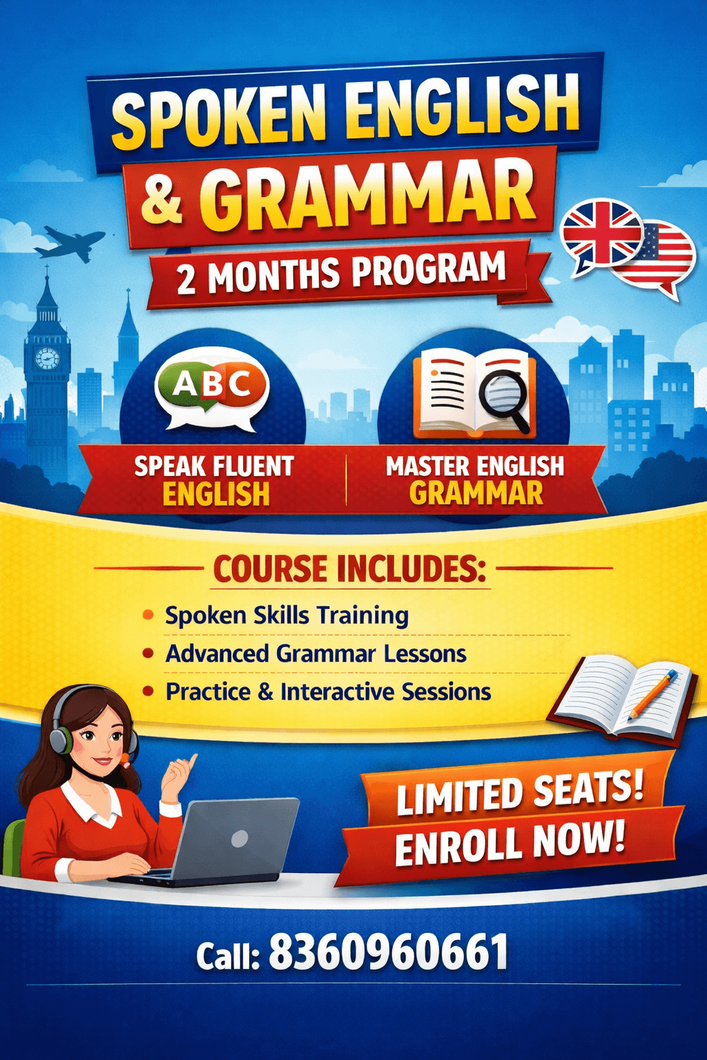 Grammar & Spoken English for Competitive Exams and Adults by Meenu Madaan