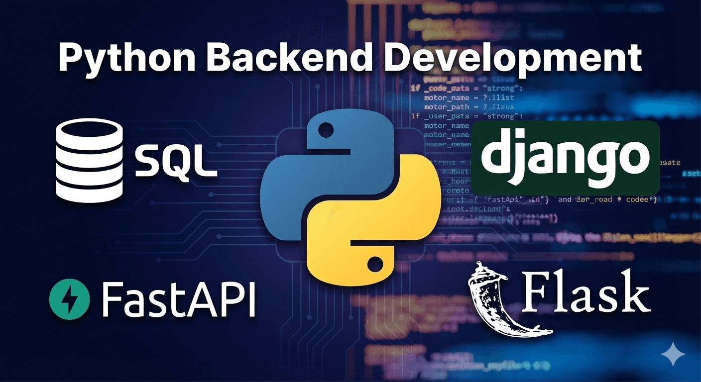 Python Backend Development with Django / FastAPI / Flask by Pratik Ghuge